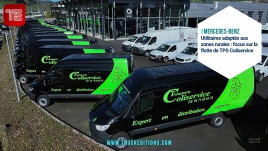 Sprinter Mercedes-Benz TPS Coliservice noir covering vert