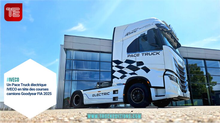 IVECO Pace Truck : Camion électrique IVECO S-eWay sur circuit
