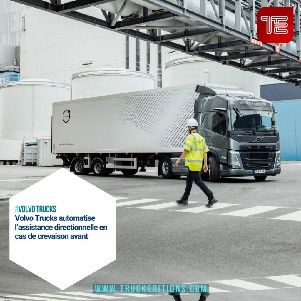 Camion Volvo FH sur site de livraison - VDS