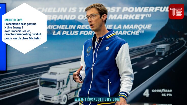 François Le Hen, 
directeur marketing produit poids lourds chez Michelin