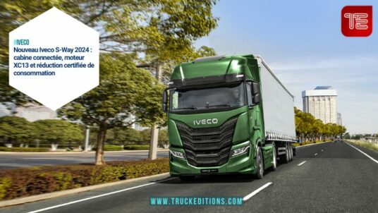 Nouveau Iveco S-Way 2024 - cabine connectée, moteur XC13 et réduction certifiée de consommation