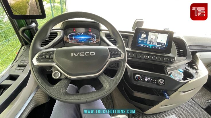 Tableau de bord connecté - Iveco nouveau S-Way 2024
