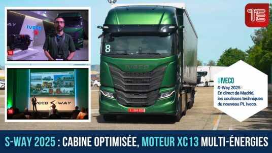 Iveco S-Way 2025 : cabine optimisée et moteur XC13 multi-énergies