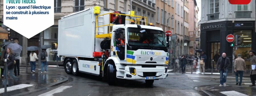 Camion électrique Volvo à Lyon