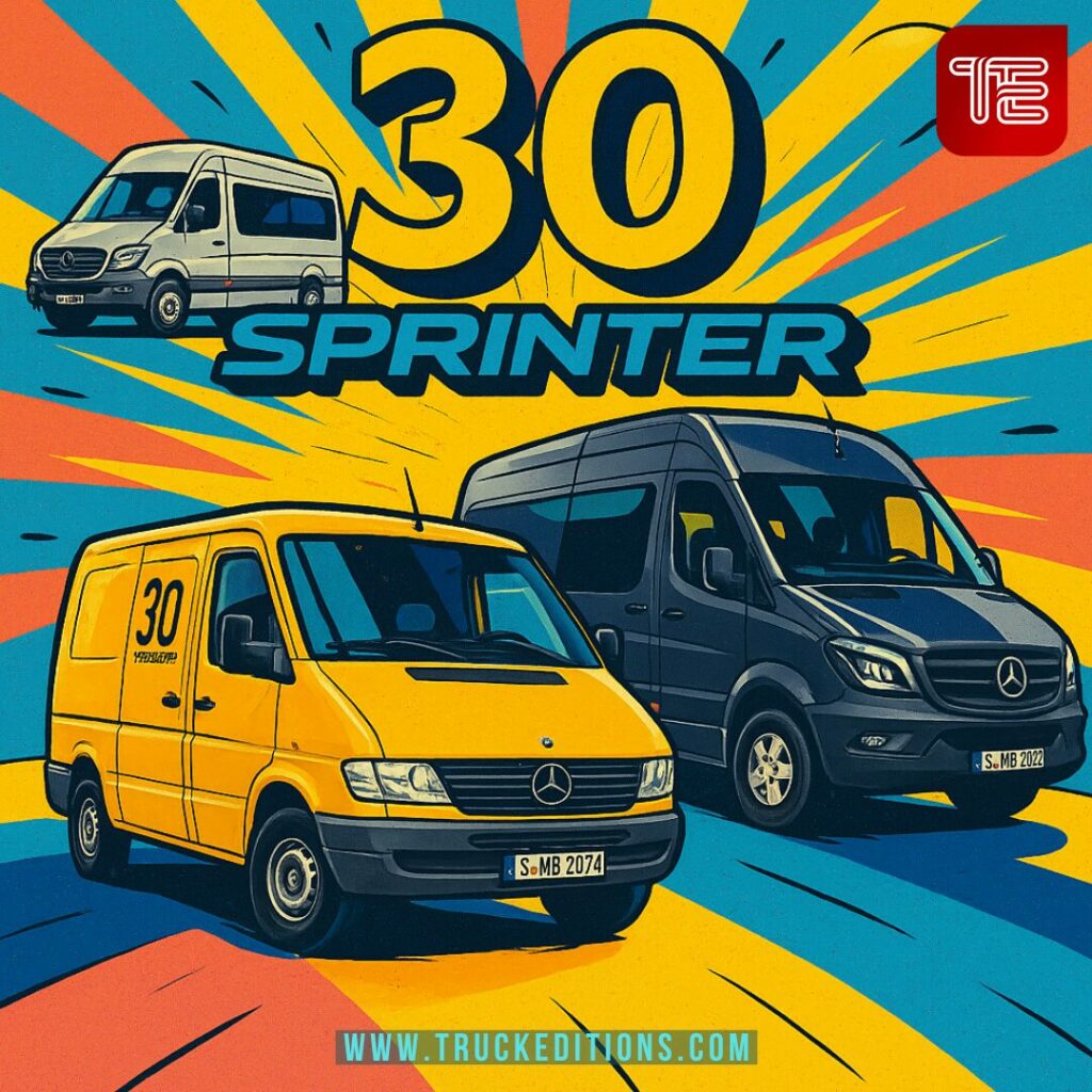 illustration 30 ans Sprinter Mercedes-Benz Vans - credit Truckeditions