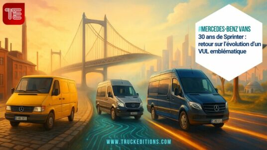 30 années d'évolution Sprinter Mercedes-Benz transport routier