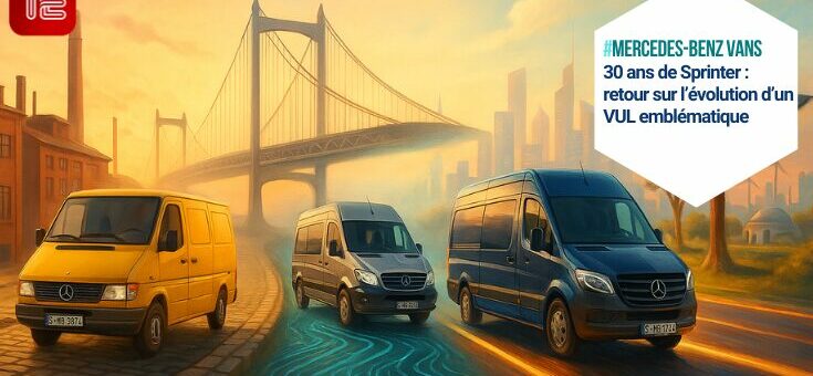 30 années d'évolution Sprinter Mercedes-Benz transport routier