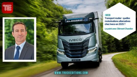 Poids lourd Iveco électrique en recharge rapide, Clément Chandon lors d'une conférence presse, Comparatif énergétique des motorisations alternatives
