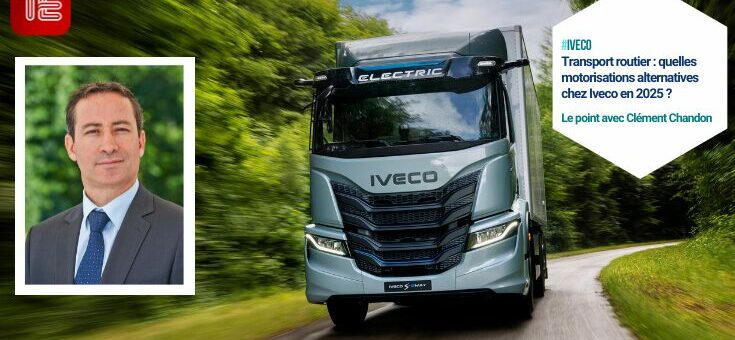 Poids lourd Iveco électrique en recharge rapide, Clément Chandon lors d'une conférence presse, Comparatif énergétique des motorisations alternatives