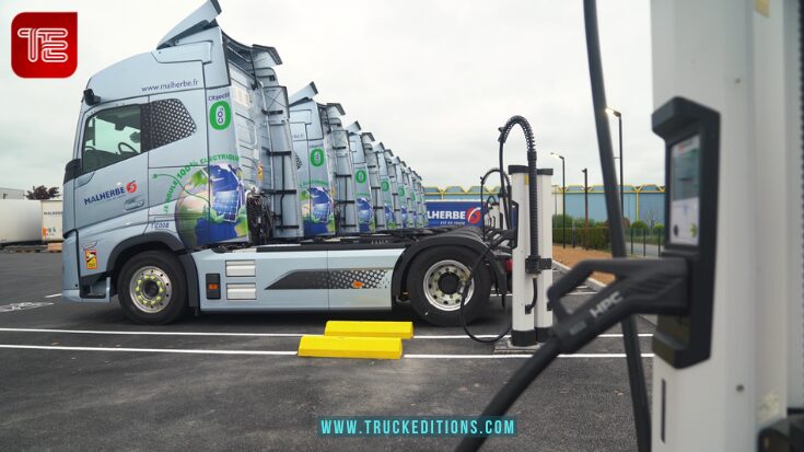 camions FH Aero et station de recharge Malherbe