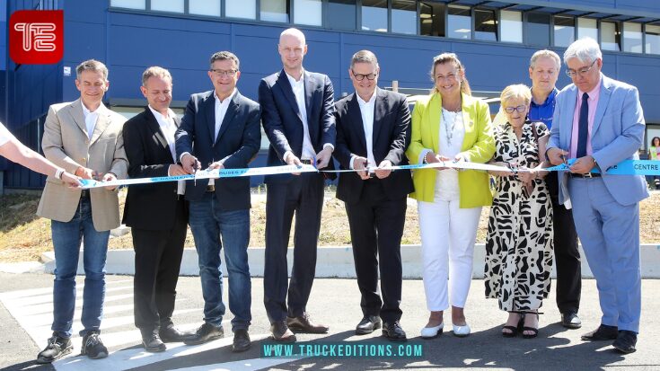 Cérémonie d'inauguration du site logistique Daimler Truck d'Autriche