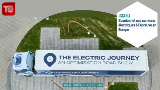 Roadshow Scania : six camions électriques testés sur 20 000 km en Europe