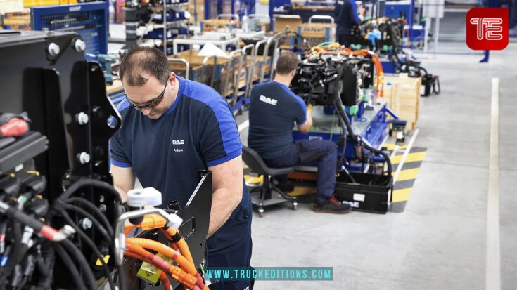 usine DAF motorisation électrique Eindhoven