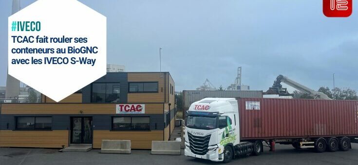 Camion IVECO S-Way GNC devant le siège de TCAC au Havre 2.