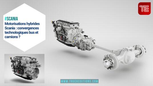 Scania bus et car hybride rechargeable – groupe propulseur et Scania 13 litres moteur pour bus et car