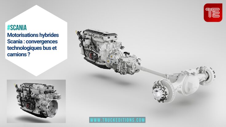 Scania bus et car hybride rechargeable – groupe propulseur et Scania 13 litres moteur pour bus et car