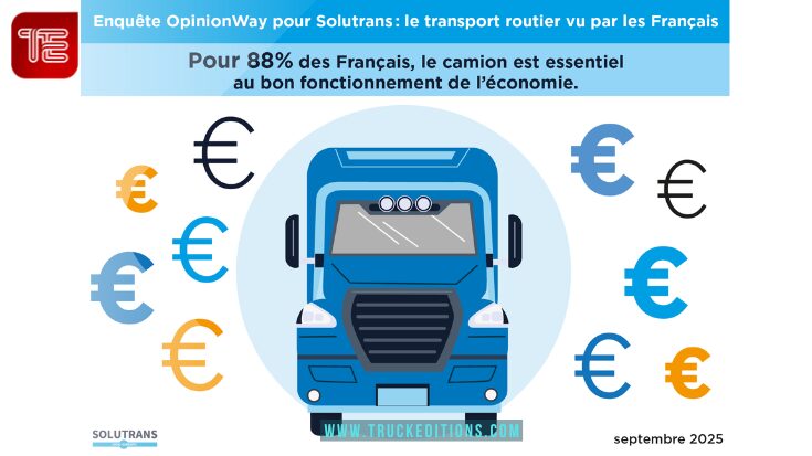 Pour 88% des Français, le camion est essentiel au bon fonctionnement de