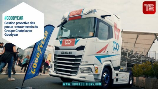 Camion DAF équipé Goodyear