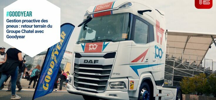 Camion DAF équipé Goodyear