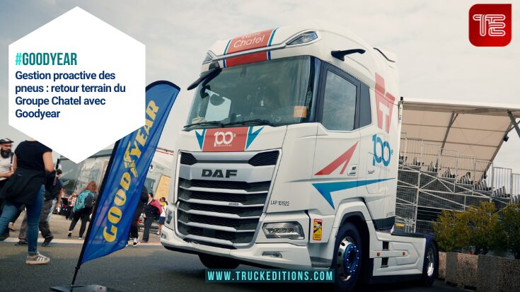 Camion DAF équipé Goodyear