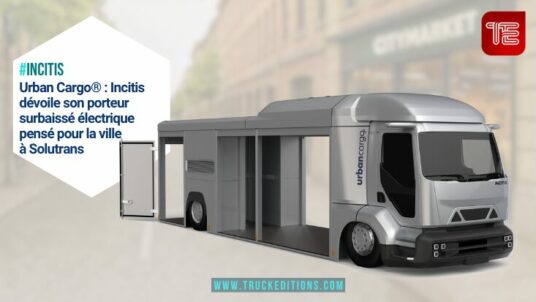 Véhicule Urban Cargo 19 tonnes Incitis en version surbaissée pour livraison urbaine