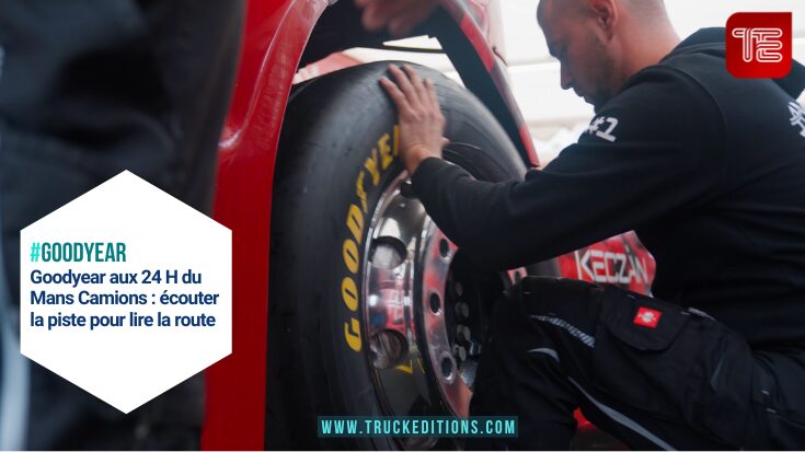 changement de roue sur camion de course - Goodyear Truckeditions