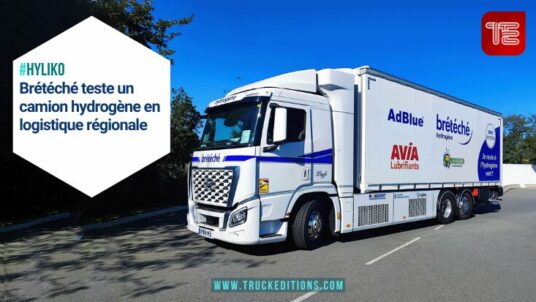 camion hydrogène Brétéché station AVIA