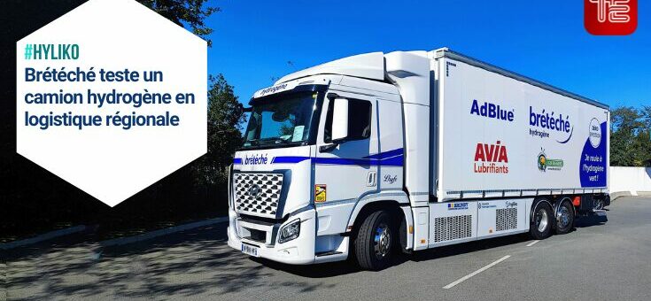 camion hydrogène Brétéché station AVIA