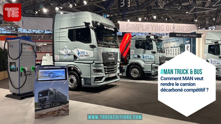 MAN eTrucks tracteurs et MAN Charging 360