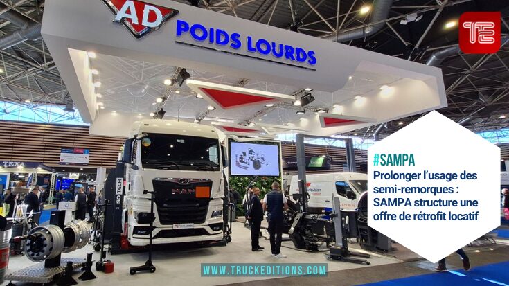 SAMPA est adossé à un réseau de garages partenaires, notamment AD Poids Lourds