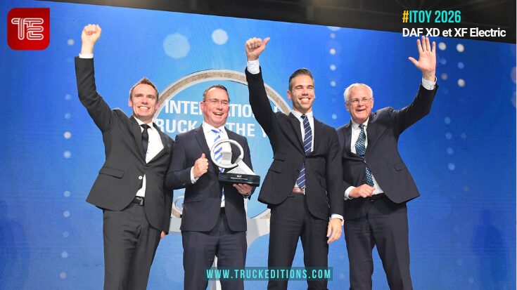 Remise du prix IToY 2026 à DAF Trucks 