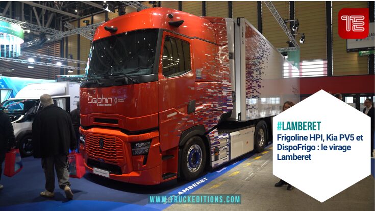 Convoi Dolphin développé en partenariat avec Renault Trucks et Lamberet