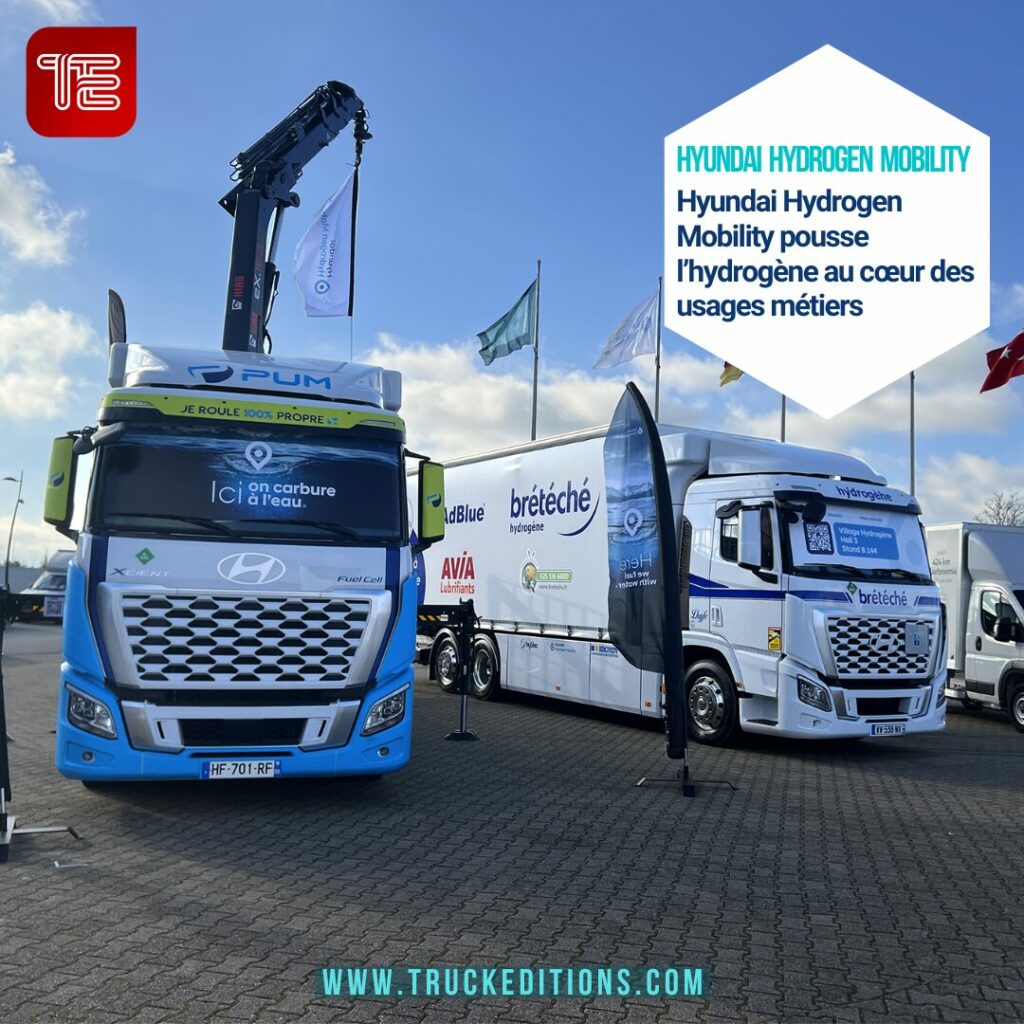 Premiers déploiements en France, via Hyliko et Brétéché pour les porteurs XCIENT Fuel Cell de Hyundai Hydrogen Mobility
