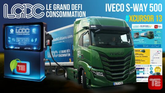 1. Test consommation : Iveco S-Way 500 xCursor 13 sur 344 km Caen-Rennes