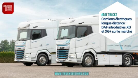 DAF présente les XG et XG+ Electric, camions équipés de moteurs PACCAR