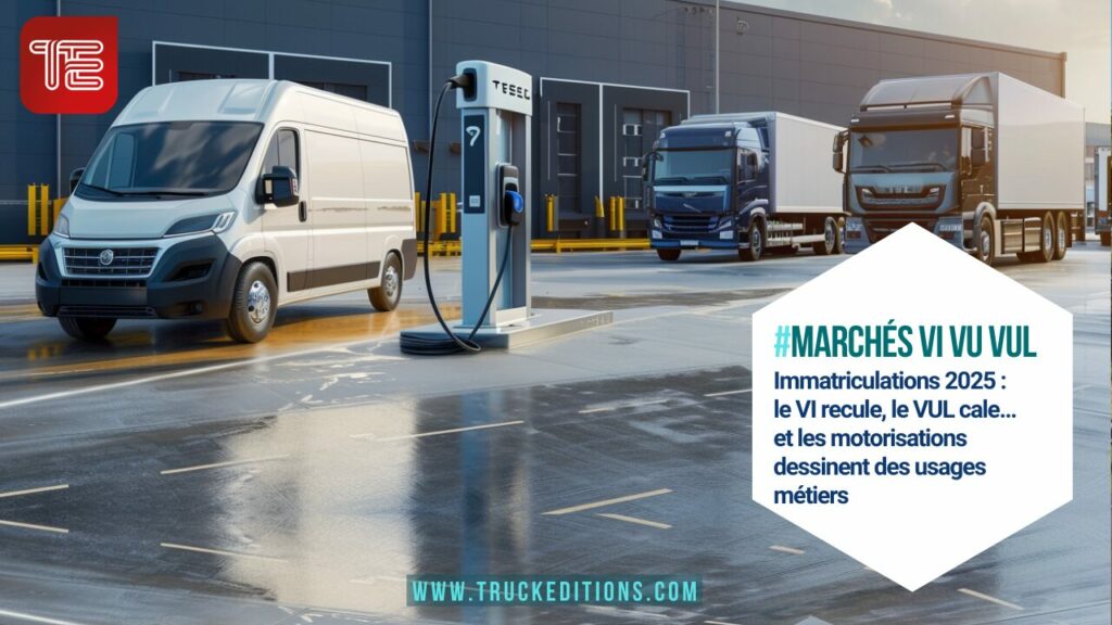 Marché 2025 des VI et VUL : recul des volumes, choix d’énergies