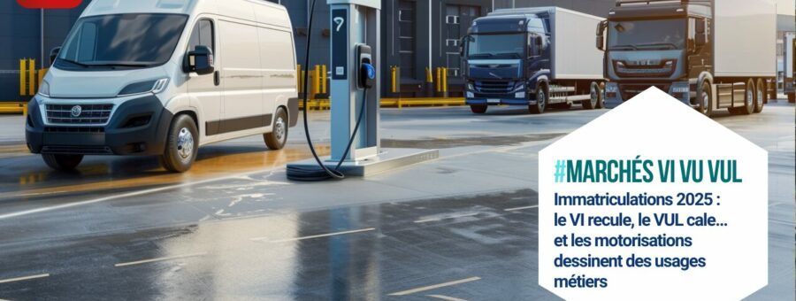 Marché 2025 des VI et VUL : recul des volumes, choix d’énergies