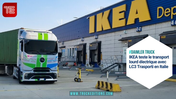 IKEA électrifie ses flux longue distance en Italie : une opération pilote structurante