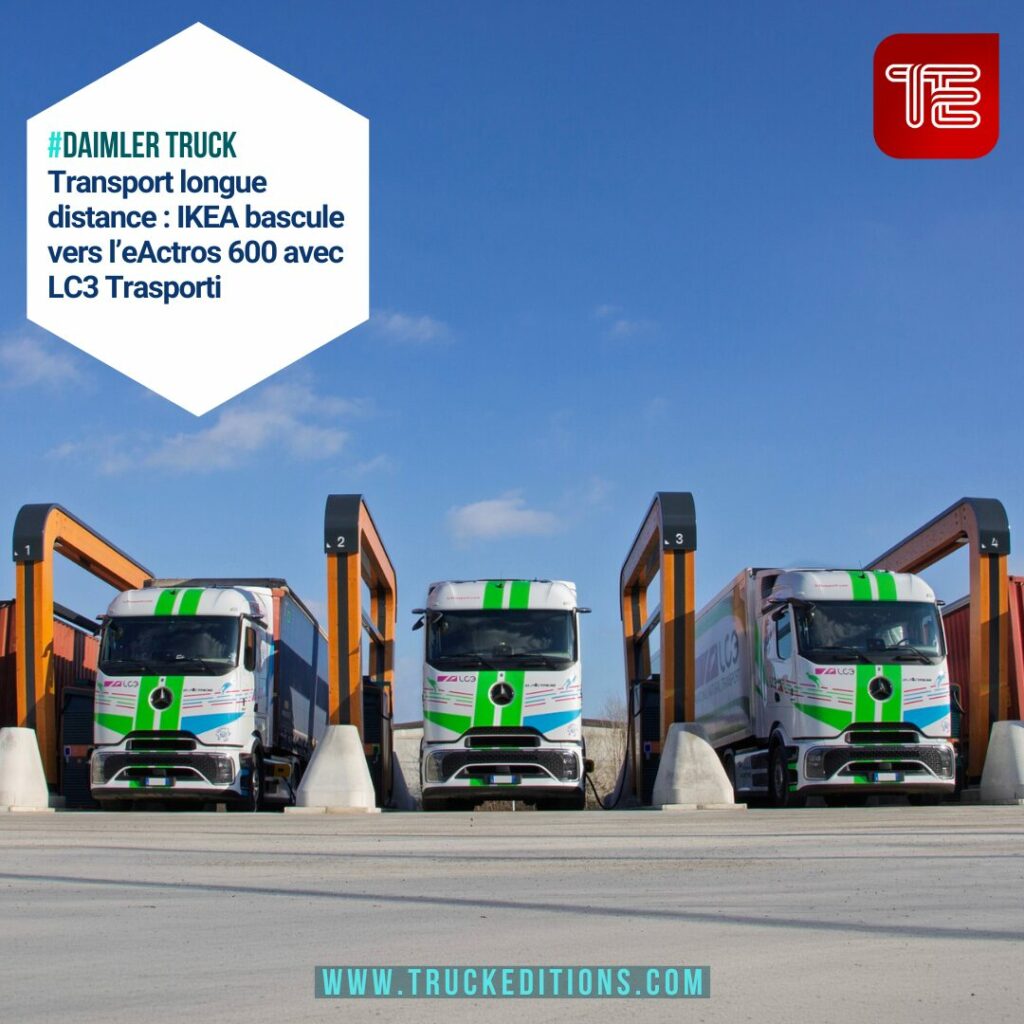 1. IKEA teste le transport lourd électrique avec LC3 en Italie