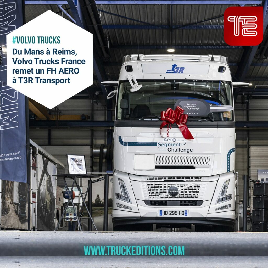 FH AERO : T3R Transport reçoit le camion gagnant à Reims