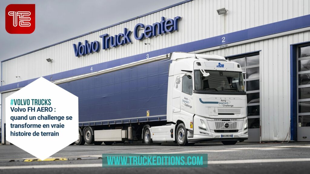 Volvo Trucks France a remis les clés d’un FH AERO à T3R Transport, à Reims, dans la Marne.