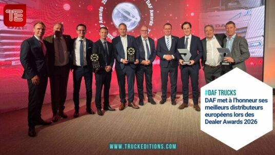 1. DAF met à l’honneur ses meilleurs distributeurs européens lors des Dealer Awards 2026