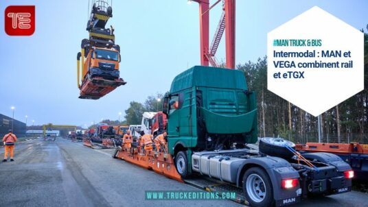 Logistique sortante : MAN et VEGA électrifient la livraison de camions neufs