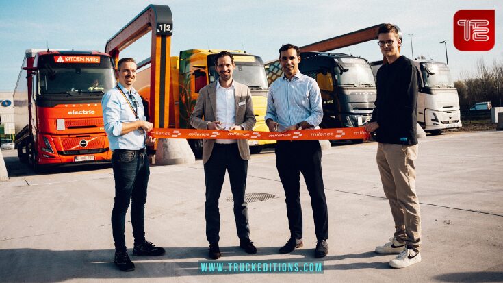 Camions électriques : Milence inaugure une station stratégique à Gand sur le corridor Mer du Nord–Méditerranée