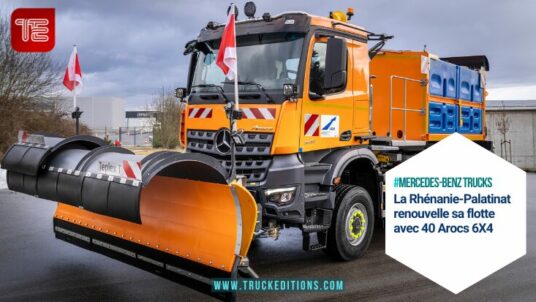 Service hivernal : la Rhénanie-Palatinat renouvelle sa flotte Arocs
