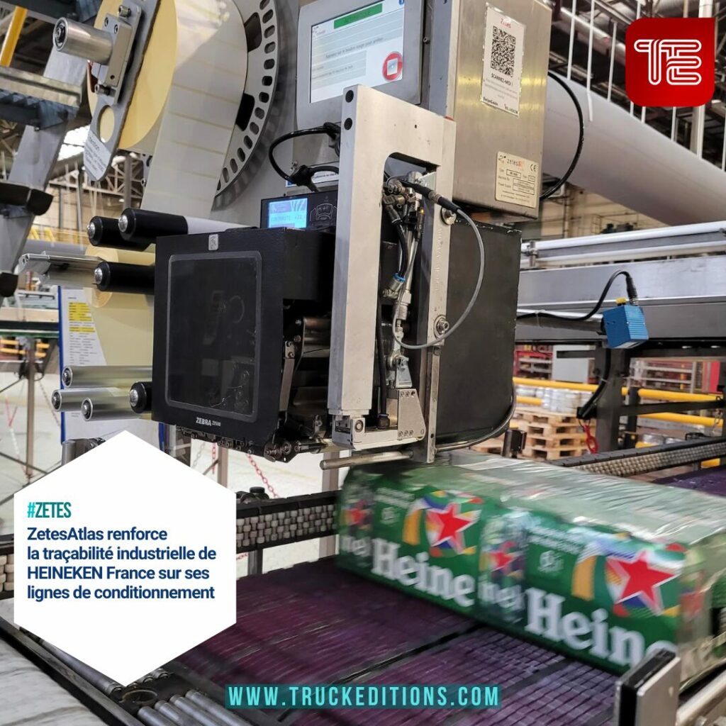Traçabilité logistique : HEINEKEN France exploite plus de 40 équipements ZetesAtlas sur ses lignes de production