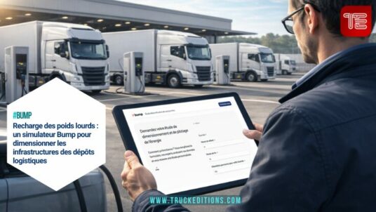 Recharge des poids lourds : un simulateur pour dimensionner les infrastructures des dépôts logistiques
