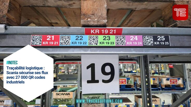 #inotec INOTEC - Traçabilité logistique : Scania sécurise ses flux avec 27 000 QR codes industriels