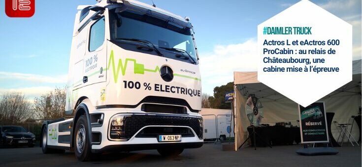 eActros 600 ProCabin parking routier Bretagne