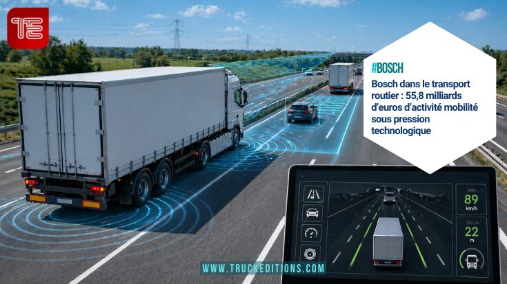 Bosch dans le transport routier : 55,8 milliards d’euros d’activité mobilité sous pression technologique